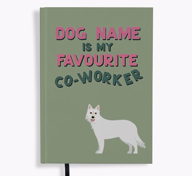 Favourite Co-Worker: Personalised {breedFullName} Notebook